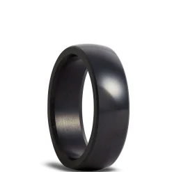 Polish Dome Black Diamond Polycrystalline Band, 7mm Discount