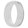 Polished Rounded 7mm Band in Platinum Hot