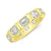 Rahaminov Decagon Diamond Band, 18K Yellow Gold Sized 6.5 Online