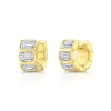 Rahaminov Diamond Huggie Earrings, 18K Yellow Gold Hot