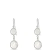 Rainbow Moonstone Drop Earrings, Sterling Silver Sale