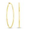 Roberto Coin Basic Gold Large Hoop Earings 18K Hot