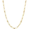 Roberto Coin Designer Gold Fine Paperclip Chain Necklace 18K