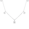 Roberto Coin Diamonds by the Inch 5-Station Diamond Necklace 18K Hot