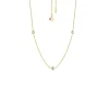 Roberto Coin Diamonds by the Inch 3-Station Diamond Necklace 18K Best