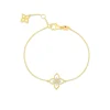 Roberto Coin 18K Gold Principessa Small Diamond Flower Bracelet Sale