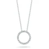 Roberto Coin 18k Gold Tiny Treasures Small Diamond Circle Necklace