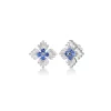 Roberto Coin 18k White Gold Diamond Princess Luce Flower Stud Earrings Online