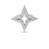 Roberto Coin 18K White Gold Stardust Medium Pave Diamond Star Ring Discount