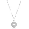 Roberto Coin 18K White Gold Venetian Princess Diamond & Satin Flower Cut Out Medallion Necklace Online
