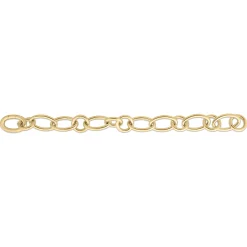 Roberto Coin 18k Yellow Designer Gold Alternating Oval and Round Link Bracelet Discount