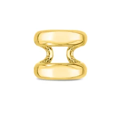 Roberto Coin 18k Yellow Designer Gold Oro Classic Ring Discount