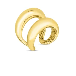 Roberto Coin 18k Yellow Designer Gold Oro Classic Ring Discount