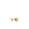 Roberto Coin 18K Yellow Gold Amorino Diamond Heart Stud Earrings Outlet