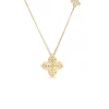 Roberto Coin 18k Yellow Gold Arabesque Large Diamond Flower Necklace Sale