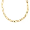 Roberto Coin 18K Yellow Gold Designer Gold Thick Paperclip Necklace Sale
