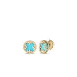 Roberto Coin 18K Yellow Gold Venetian Medallions Small Stud Earrings Outlet