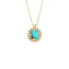 Roberto Coin 18K Yellow Gold Venetian Medallions Small Pendant Necklace Sale