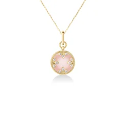 Roberto Coin 18K Yellow Gold Venetian Medallions Medium Pendant Necklace New