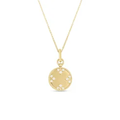 Roberto Coin 18K Yellow Gold Venetian Medallions Medium Pendant Necklace Sale