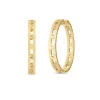 Roberto Coin Navarra Collection Hoop Earrings 18K Yellow Gold Best
