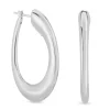 Roberto Coin Oro Classic Contoured Oval Hoop Earrings 18K Discount