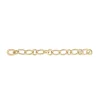 Roberto Coin Oval and Round Link Bracelet 18K Yellow Gold, 8 Inch