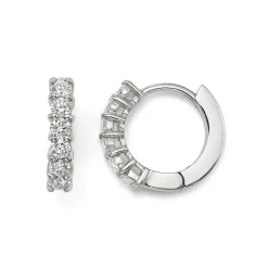 Roberto Coin Perfect Diamond Hoop Earrings 18K Online