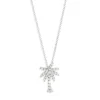 Roberto Coin Tiny Treasures Diamond Palm Tree Necklace 18K Best