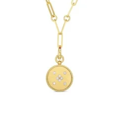 Roberto Coin Venetian Princess Diamond Scorpio Necklace 18K Yellow Gold, 19" Online
