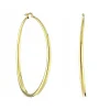 Roberto Coin XL Graduated Curved Hoop Earrings 18K Discount