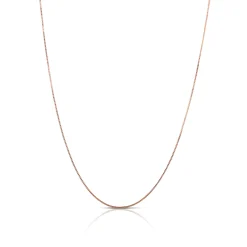 Rose Gold Adjustable Box Chain 14K, 22" Online