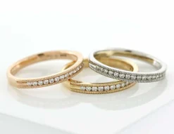 Rose Gold Diamond Band 14K, 1/7 ctw. Sale