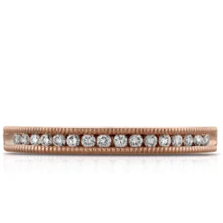 Rose Gold Diamond Band 14K, 1/7 ctw. Sale