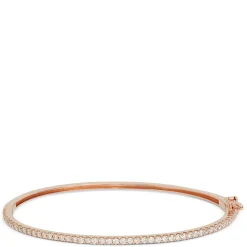Rose Gold Diamond Bangle Bracelet 14K Best