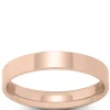 Rose Gold Polished Pipe Comfort Fit 4mm Band 14K Online