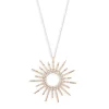 Roberto Coin Rose Gold Tiny Treasures Diamond Sun Necklace 18K Clearance