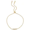 Round Diamond Bolo Bracelet, 14K Yellow Gold Clearance