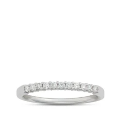 Round Diamond Bridal Band, 14K White Gold Best
