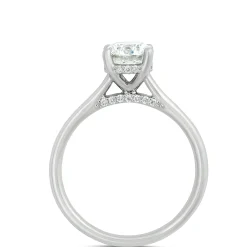 Signature Round Solitaire Diamond Engagement Ring, Platinum Online
