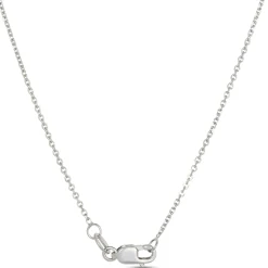 Round Tanzanite and Diamond Halo Pendant Necklace in 14K White Gold Best