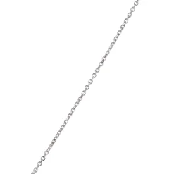 Round Tanzanite Pendant with Diamond Halo, 14K White Gold Hot