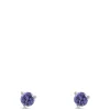 Round Tanzanite Studs, 14K White Gold Online