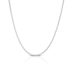 Round Wheat Chain in Silver, 24" Online