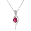 Ruby & Diamond Pendant 14K Best