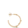 Scattered Diamond Hoops, ½ Carat Total Weight, 14K Yellow Gold Best