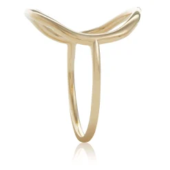 Smooth Open Circle Ring 14K Clearance