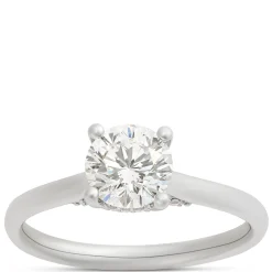 Signature Solitaire Diamond Engagement Ring, Platinum Clearance
