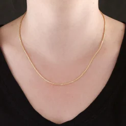 Square Wheat Chain 14K, 18" Sale