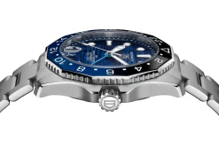 TAG Heuer Aquaracer Professional 300 GMT Blue Dial Stainless Steel Watch, 42mm Outlet